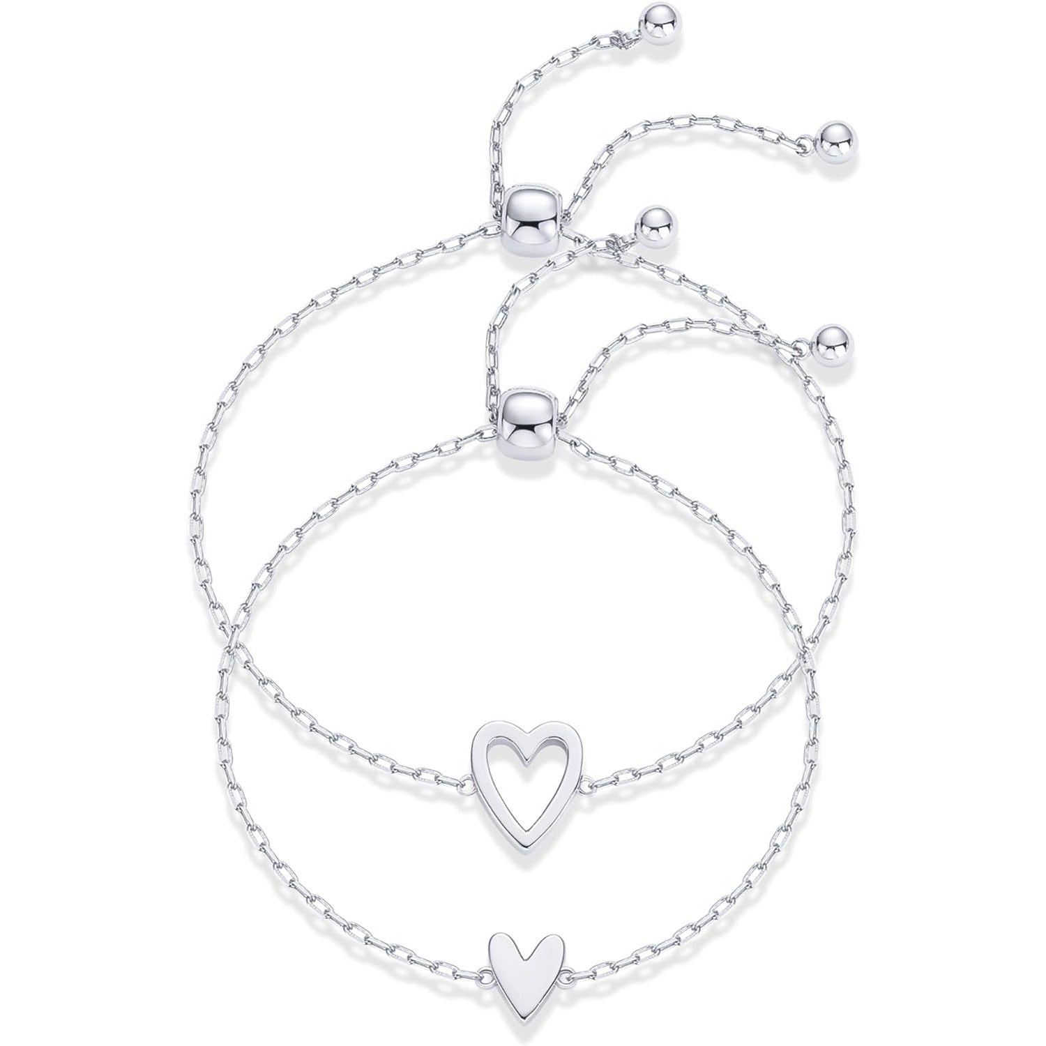 Wholesale love suit adjustable love friendship two-piece bracelet